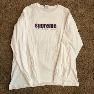 Supreme The Real Shi* Long Sleeve Shirt